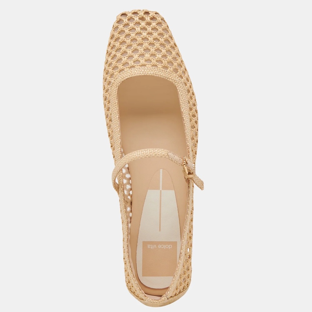 Dolce Vita Tan Woven Flats